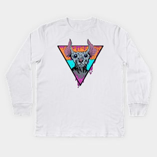 Toxic cat Kids Long Sleeve T-Shirt